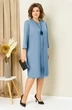 Костюм с платьем 1459 голубой VOLNA