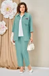 Костюм брючный 1473 бирюзовый VOLNA