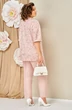 Костюм брючный 1476 пудрово-розовый VOLNA фото 2