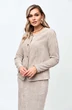 Костюм с юбкой 2401 бежево-серый VeritaModa фото 5