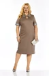 Костюм с платьем 668 бежевый Via-mod фото 4 Костюм с платьем 668 бежевый Via-mod фото 4
