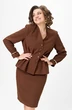 Костюм с юбкой 1055 шоколад Vilena фото 5