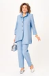 Костюм брючный 1110 голубой Vilena фото 4