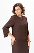 Костюм с юбкой 1126 шоколад Vilena фото 4