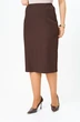 Костюм с юбкой 1126 шоколад Vilena фото 5