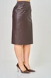 Костюм с юбкой 1147 беж+шоколад Vilena фото 5