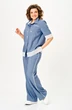 Костюм брючный 1156 голубой Vilena фото 4