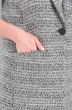Костюм брючный 744А черно-белый + черный Vilena