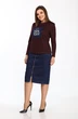 Костюм с юбкой 2111 Vitol Fashion