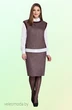 Костюм с юбкой 3004 Vitol Fashion