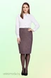 Костюм с юбкой 3004 Vitol Fashion