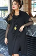 Костюм с платьем 14923 черный Vittoria Queen
