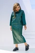 Костюм с юбкой 15643-1 зеленый Vittoria Queen