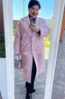 Пальто 16053 розовый Vittoria Queen