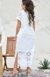 Костюм с платьем 16243 белый Vittoria Queen