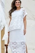 Костюм с платьем 16243 белый Vittoria Queen
