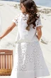 Костюм с юбкой 16463 белый Vittoria Queen