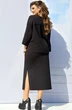 Костюм с юбкой 16673 черный Vittoria Queen