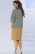 Костюм с платьем 16773 гусиная лапка + беж Vittoria Queen