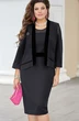 Костюм с платьем 17273 черный Vittoria Queen