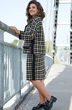 *Костюм с юбкой 17373 клетка Vittoria Queen
