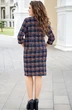 Костюм с юбкой 17393 клетка Vittoria Queen