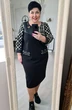 Платье 17513 клетка + черный Vittoria Queen