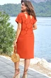 Костюм с платьем 17743 кирпичный Vittoria Queen