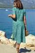 *Костюм с юбкой 18543 темная бирюза Vittoria Queen
