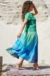 *Платье 18643 зелено-голубой градиент Vittoria Queen фото 2