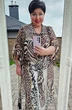 Костюм брючный 18853 принт + белый Vittoria Queen