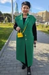 Жилет 22003 гусиная лапка зеленый Vittoria Queen