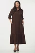 Платье 2274 шоколадно-коричневый YOUR SIZE фото 3