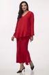 Костюм с юбкой 2275 красный YOUR SIZE