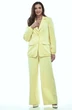 Костюм брючный 2278 светло-желтый YOUR SIZE
