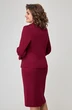 Костюм с юбкой 4408 бордовый ZLATA