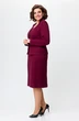 Костюм с юбкой 4430 бордовый ZLATA