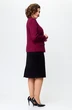 Костюм с юбкой 4435 бордовый ZLATA