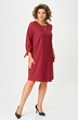 Платье 4450 бордовый ZLATA