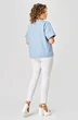 Джемпер 4465 голубой ZLATA фото 5