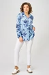 Блузка 4466 голубой ZLATA фото 4