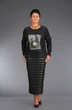 Костюм с юбкой 287 Zigzag Style