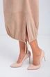Костюм с юбкой 500 бежевый Zigzag Style