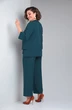 Костюм брючный 529 изумруд Zigzag Style