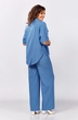 Костюм брючный 559 голубой Zigzag Style