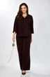 Костюм брючный 559-2 темная ежевика Zigzag Style