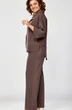 Костюм брючный 559-2 шоколадный мусс Zigzag Style фото 2