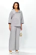 Костюм брючный 559-2 светло-серый Zigzag Style фото 3