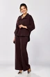 Костюм брючный 559-2 сливовый Zigzag Style фото 3