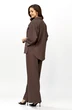 Костюм брючный 559-2 шоколадный мусс Zigzag Style фото 2